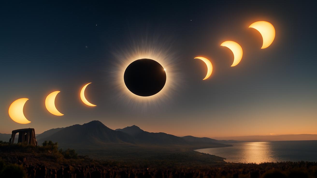 Day will slowly turn to night as the longest total solar eclipse of the ...