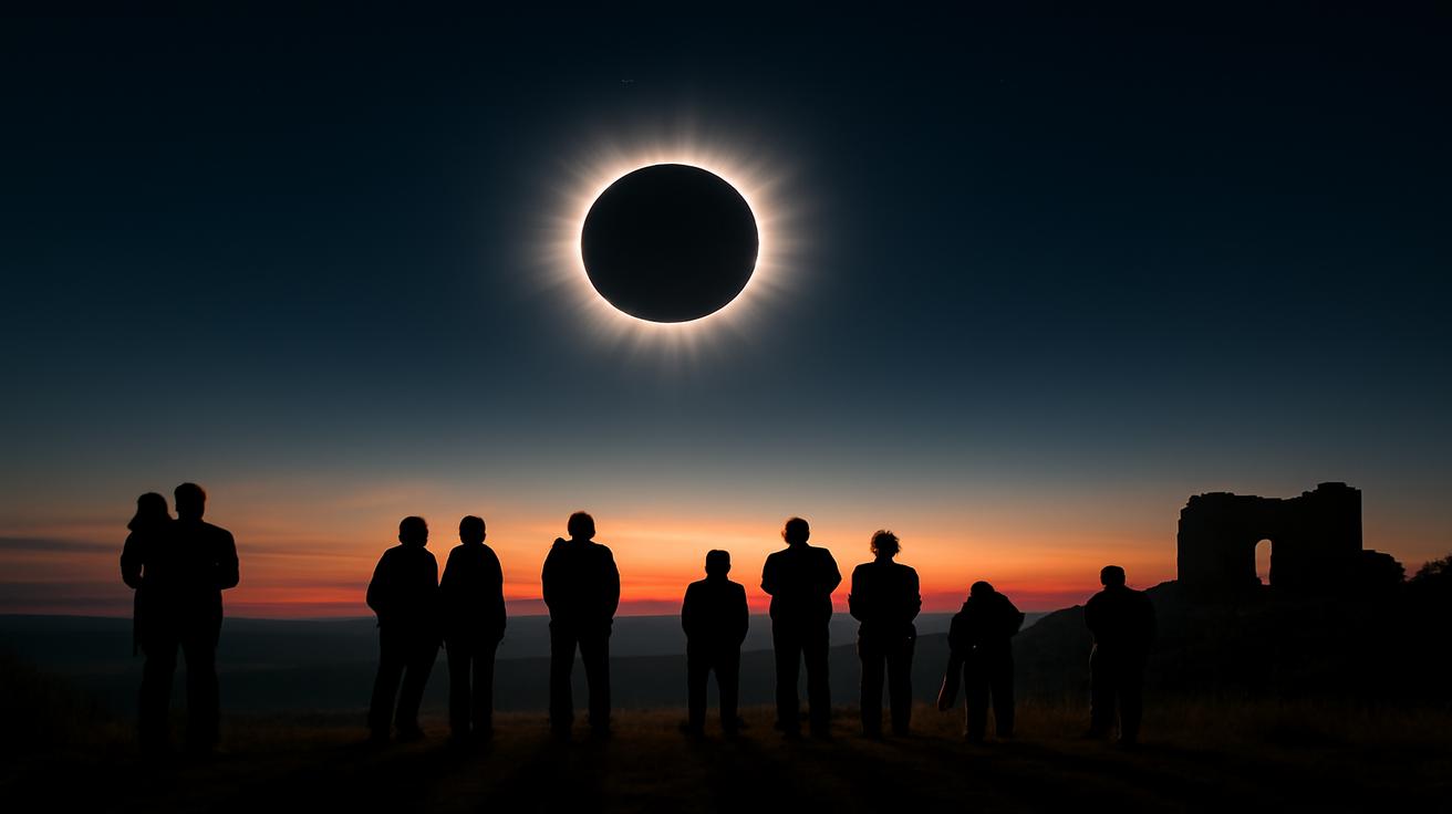 Day will slowly turn to night as the longest total solar eclipse of the ...