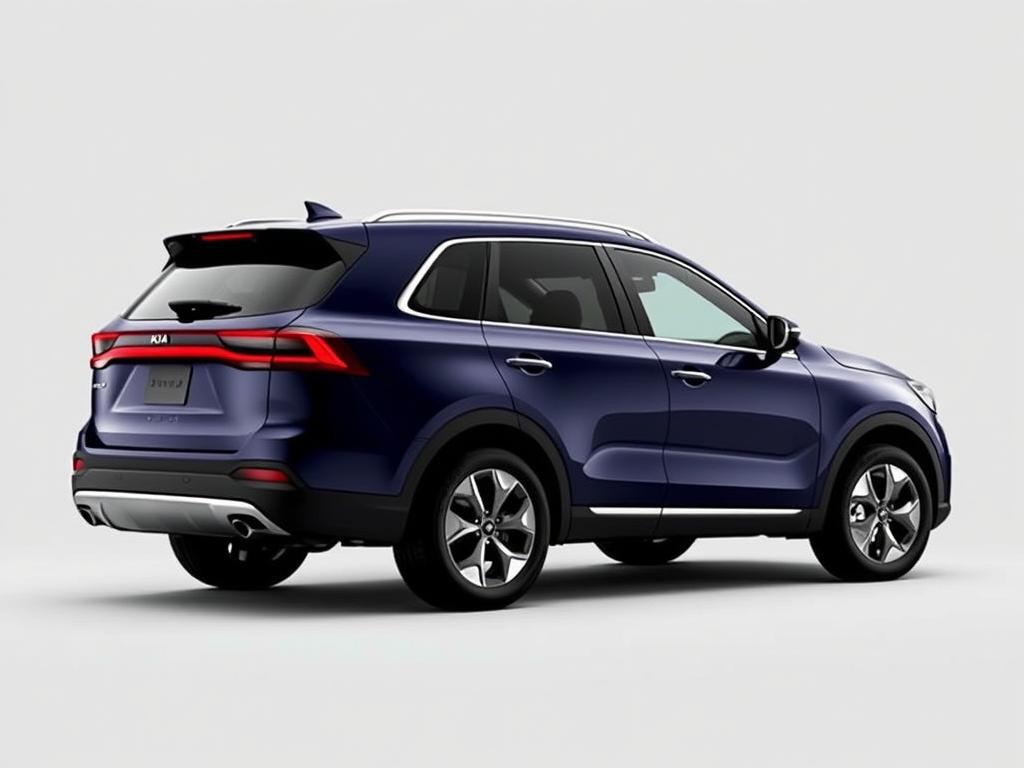 2025 Kia Sorento side profile showing the distinctive C-pillar design